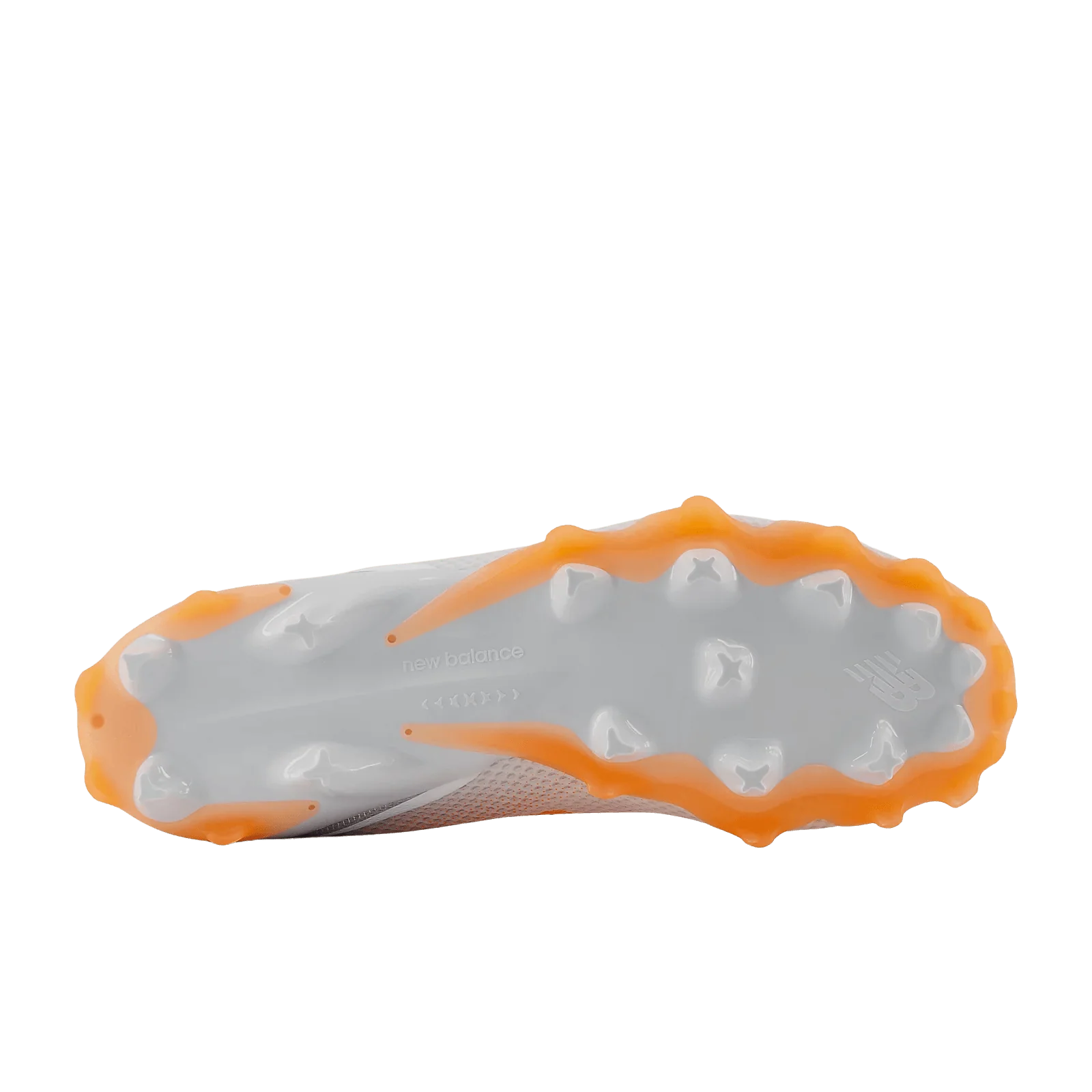 New Balance FreezeLX 5 Mid Cleats - White/Orange - Image 3